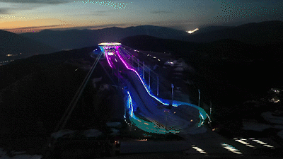 衛(wèi)星見(jiàn)證，這里如何變身“冬奧小城”