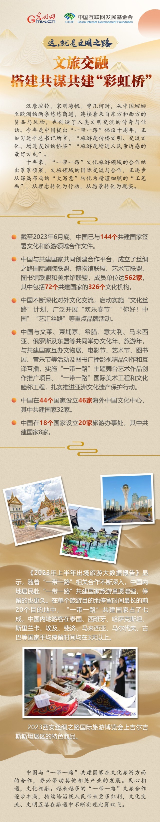 【大道共通】這，就是文明之路丨文旅交融 搭建共謀共建“彩虹橋”
