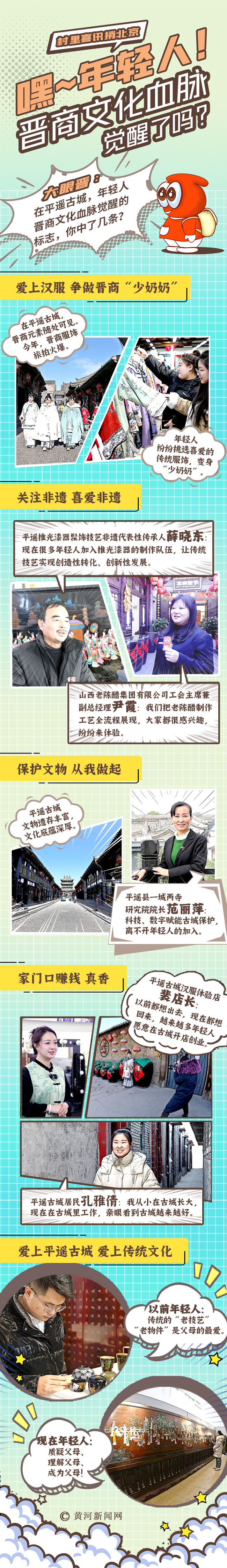 村里喜訊捎北京 | 創(chuàng)意漫畫：嘿，年輕人！晉商文化血脈覺醒了嗎？