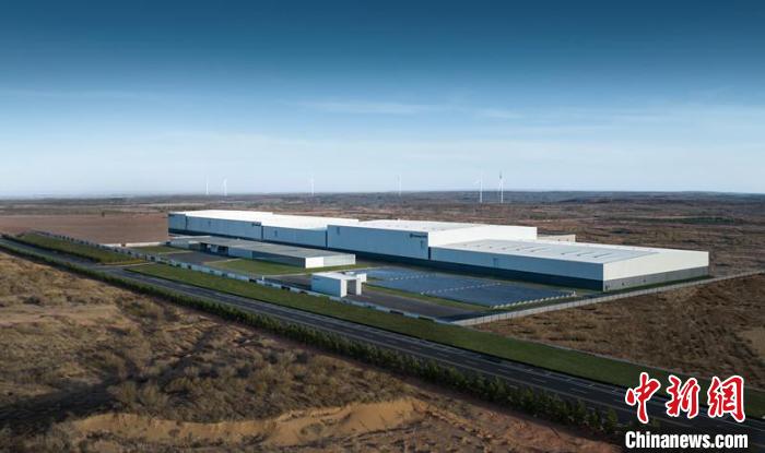 圖為鄂爾多斯零碳產(chǎn)業(yè)園(資料圖)?！?jiān)﹫D