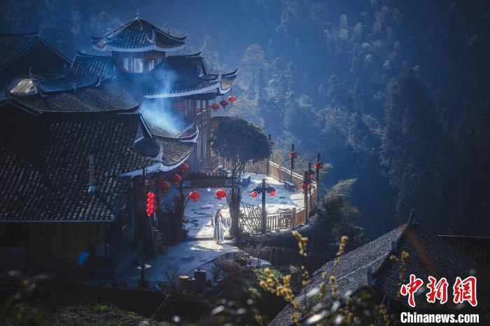 藏于溆浦雁鵝界的古村落。　宋祖春 攝