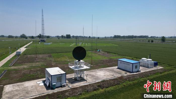 航拍壽縣國家氣候觀測臺?！∽Ａ?攝