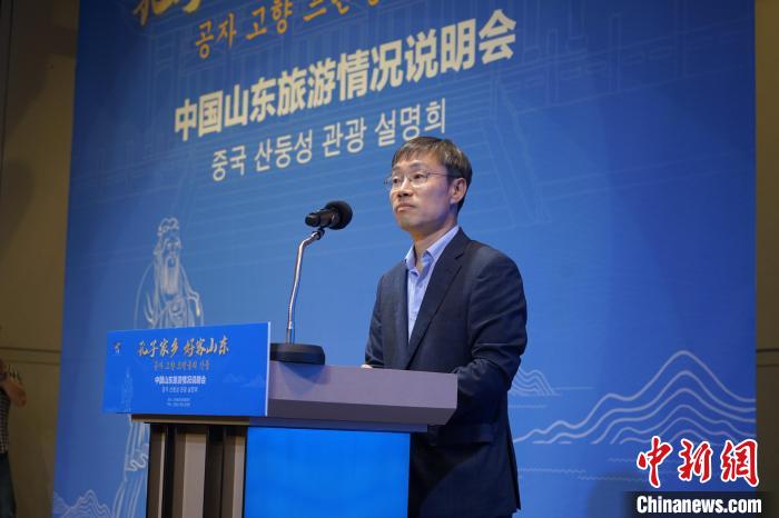 首爾市政府觀光體育局局長金英渙致辭?！⑿?攝