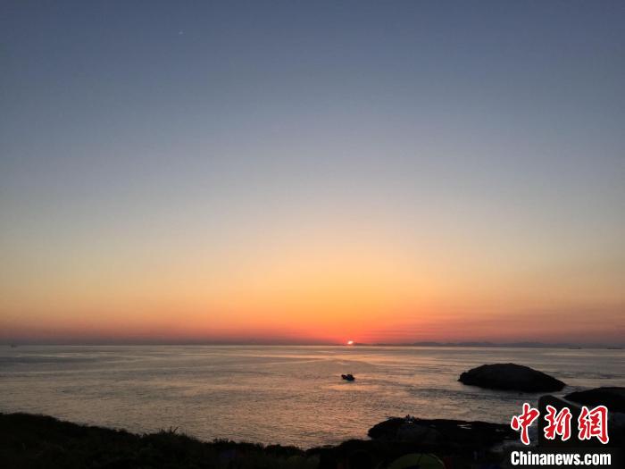 浙江海域一景。　林波 攝