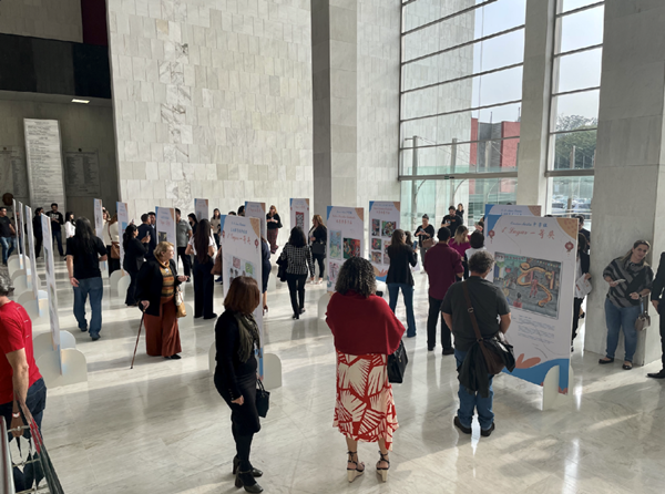 獲獎作品展現(xiàn)場。中國駐圣保羅總領(lǐng)館供圖