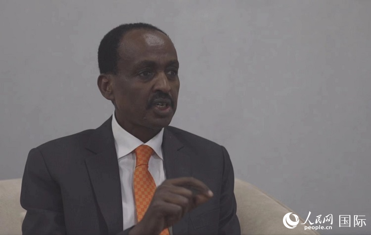 特肖梅·托加接受人民網(wǎng)專訪。人民網(wǎng)記者 劉寧攝