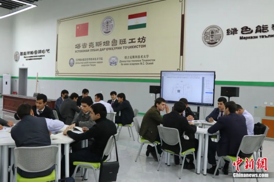 2023年4月，位于杜尚別的塔吉克斯坦魯班工坊課堂。張碩 攝