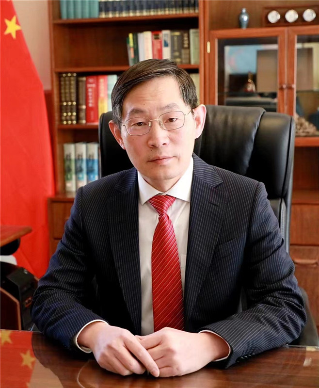 中國(guó)駐烏拉圭大使黃亞中。 中國(guó)駐烏拉圭大使館供圖