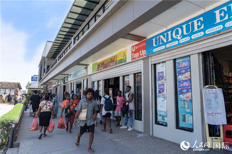 2023年9月12日，所羅門(mén)群島首都霍尼亞拉街景。人民網(wǎng) 賀吉攝