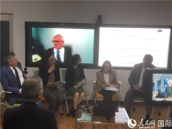 “向COP28注入動(dòng)力”研討會(huì)現(xiàn)場(chǎng)。 人民網(wǎng)記者 趙健攝