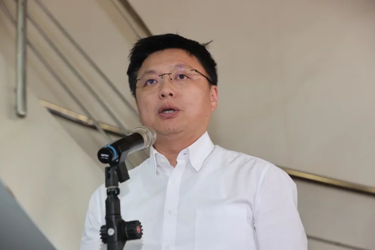 圖為趙天麟。圖片來源：臺灣《聯(lián)合報》劉學(xué)圣攝。