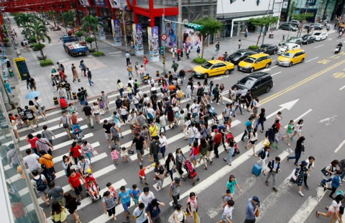 圖為信義商圈。圖片來源：臺灣“中時新聞網(wǎng)”。