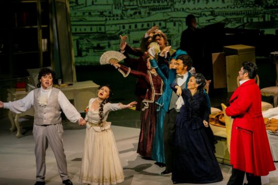 圖為《賈尼·斯基基》劇照。中國國家大劇院供圖。