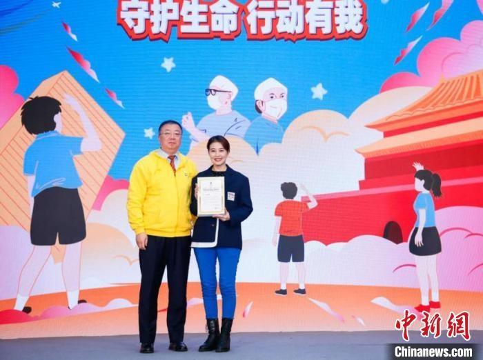 演員周海媚受邀參與公益活動?！」鶆P敏 攝