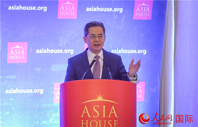 鄭澤光大使強調(diào)，中國經(jīng)濟長期向好的總趨勢不會改變。人民網(wǎng) 郭錦標(biāo)攝