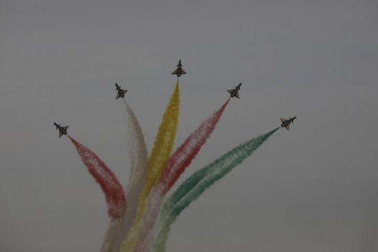 飛行表演現(xiàn)場。王曉東 攝