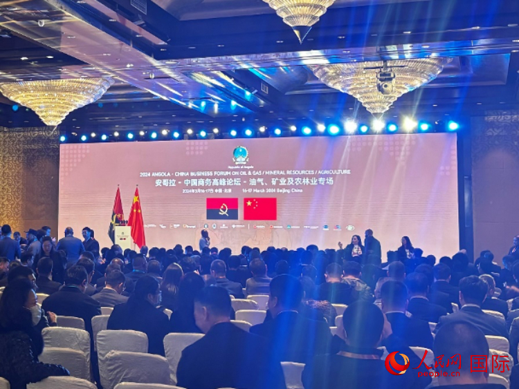 2024安哥拉—中國商務(wù)高峰論壇現(xiàn)場。人民網(wǎng)記者 張榮攝