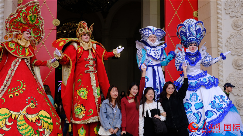 北京展覽館舉辦首屆俄羅斯“謝肉節(jié)”慶祝活動(dòng)。人民網(wǎng) 褚夢(mèng)琦攝