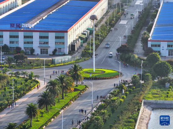 這是2023年10月31日在埃塞俄比亞杜凱姆市拍攝的東方工業(yè)園。 新華社發(fā)（東方工業(yè)園供圖）