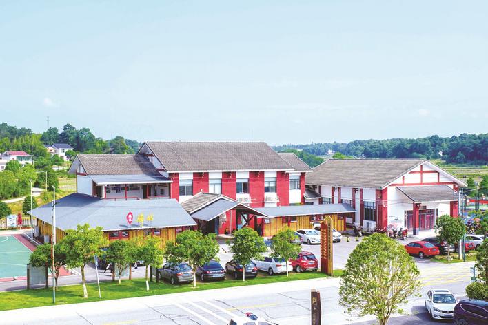 由文化站升級改造而成的“福臨驛站”，可提供度假、研學(xué)、會議、拓展、愛國主義教育等各類旅游線路，供游客自主選擇。 長沙縣供圖