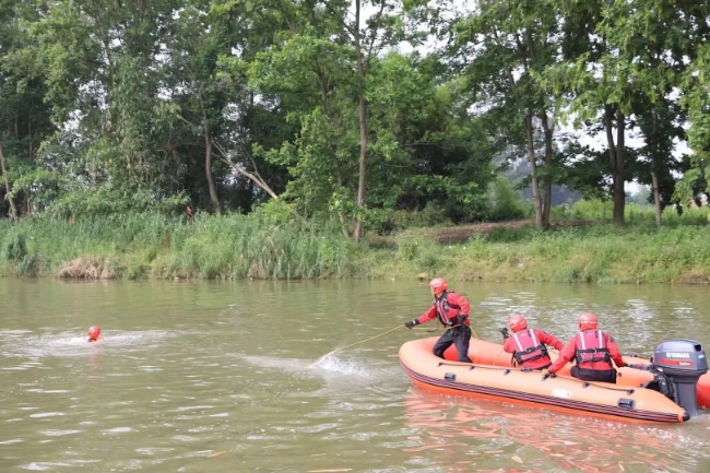 演習(xí)現(xiàn)場。四川省應(yīng)急管理廳供圖