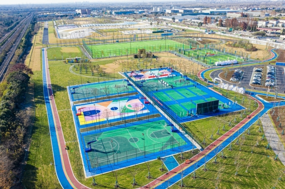 南京北站樞紐經(jīng)濟(jì)區(qū)環(huán)境整治項(xiàng)目一期。江北新區(qū)樞紐供圖