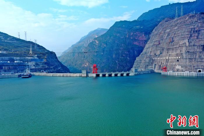 圖為白鶴灘水電站。　水電四局供圖