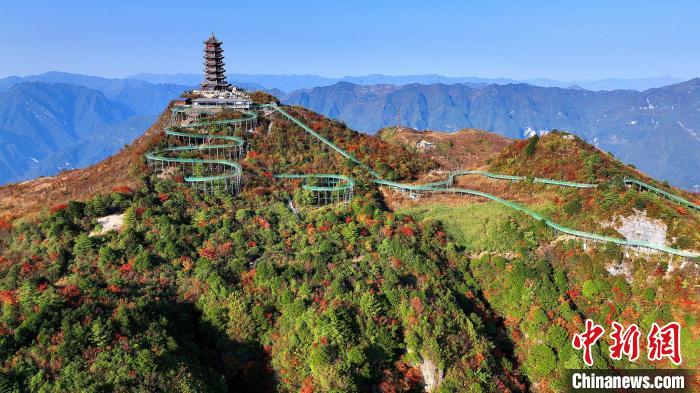 巴山大峽谷彩林迎來最佳觀賞期?！∫κ?攝