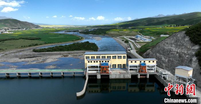 圖為引大濟(jì)湟調(diào)水總干渠的樞紐。(資料圖) 青海省水利廳 供圖