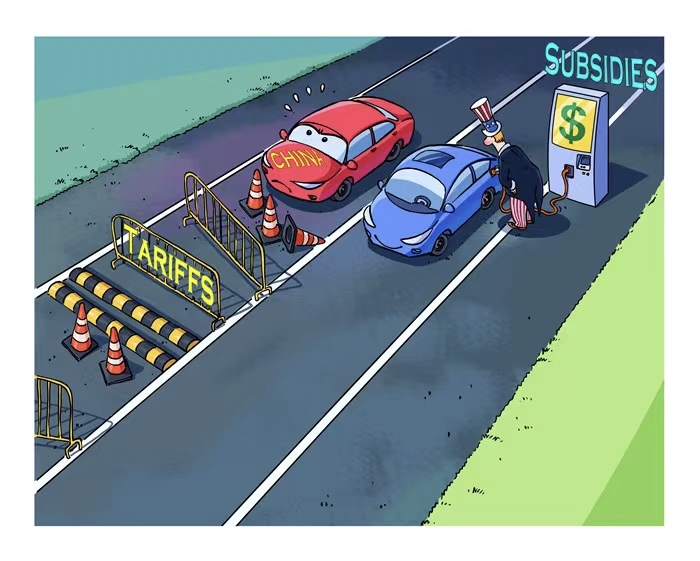 漫畫(huà)作者：馬宏亮（人民網(wǎng)版權(quán)圖片，未經(jīng)授權(quán)請(qǐng)勿轉(zhuǎn)載。）