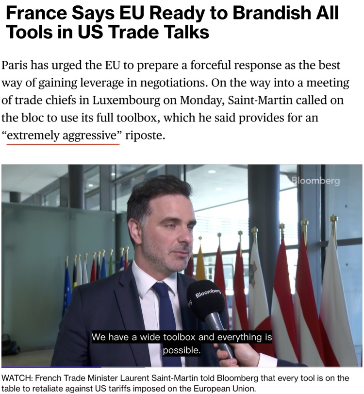 深觀察丨“只要團結，歐盟反制美國的王牌很多”