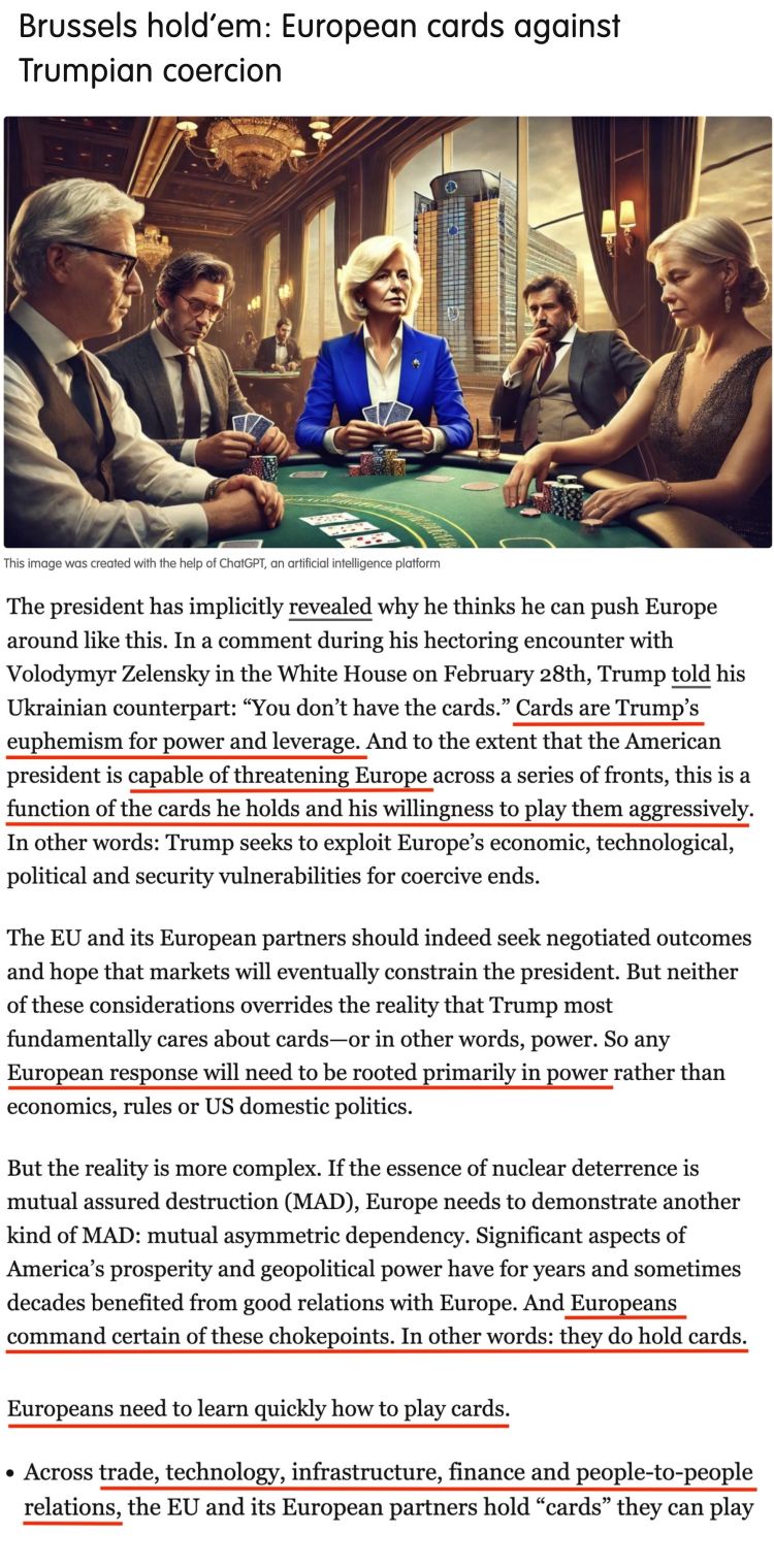 深觀察丨“只要團結，歐盟反制美國的王牌很多”