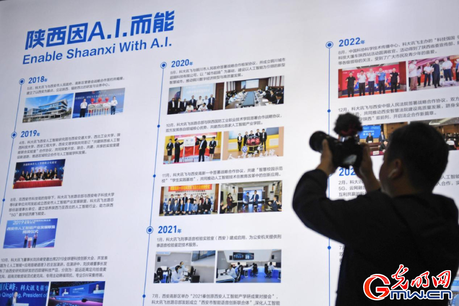 組圖丨AI、網(wǎng)絡(luò)安全、跨境電商……數(shù)字經(jīng)濟(jì)如此 “陜”耀