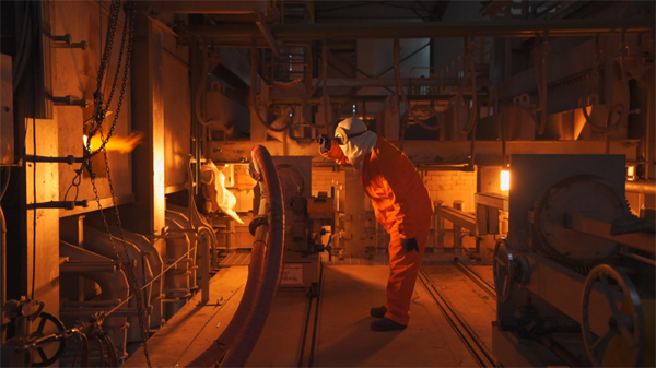 浮法玻璃生產(chǎn)線。受訪者供圖