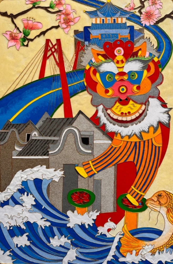 中小學(xué)生創(chuàng)新創(chuàng)意設(shè)計(jì)成果首次登上文博會(huì)。參展觀眾供圖