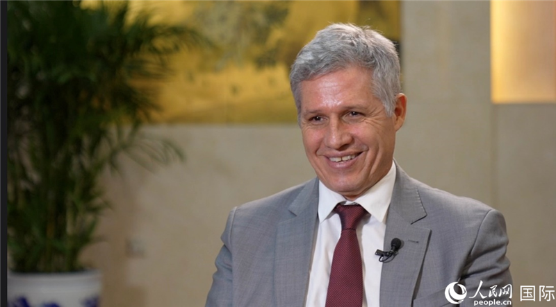 巴西農(nóng)村發(fā)展部部長特謝拉。 人民網(wǎng)記者 張榮攝