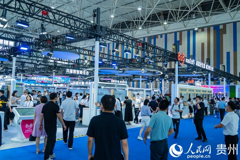 2、2024數(shù)博會共吸引400余家展商參展。人民網(wǎng) 陽茜攝.jpg