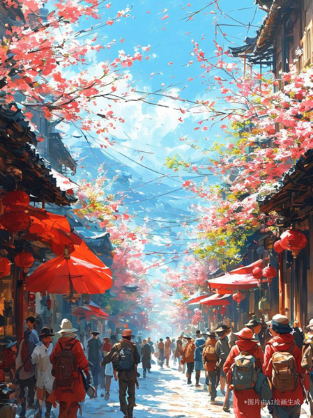 【巳巳如意萬(wàn)象新】漫評(píng)丨紅紅火火中國(guó)年，照見(jiàn)新年新圖景