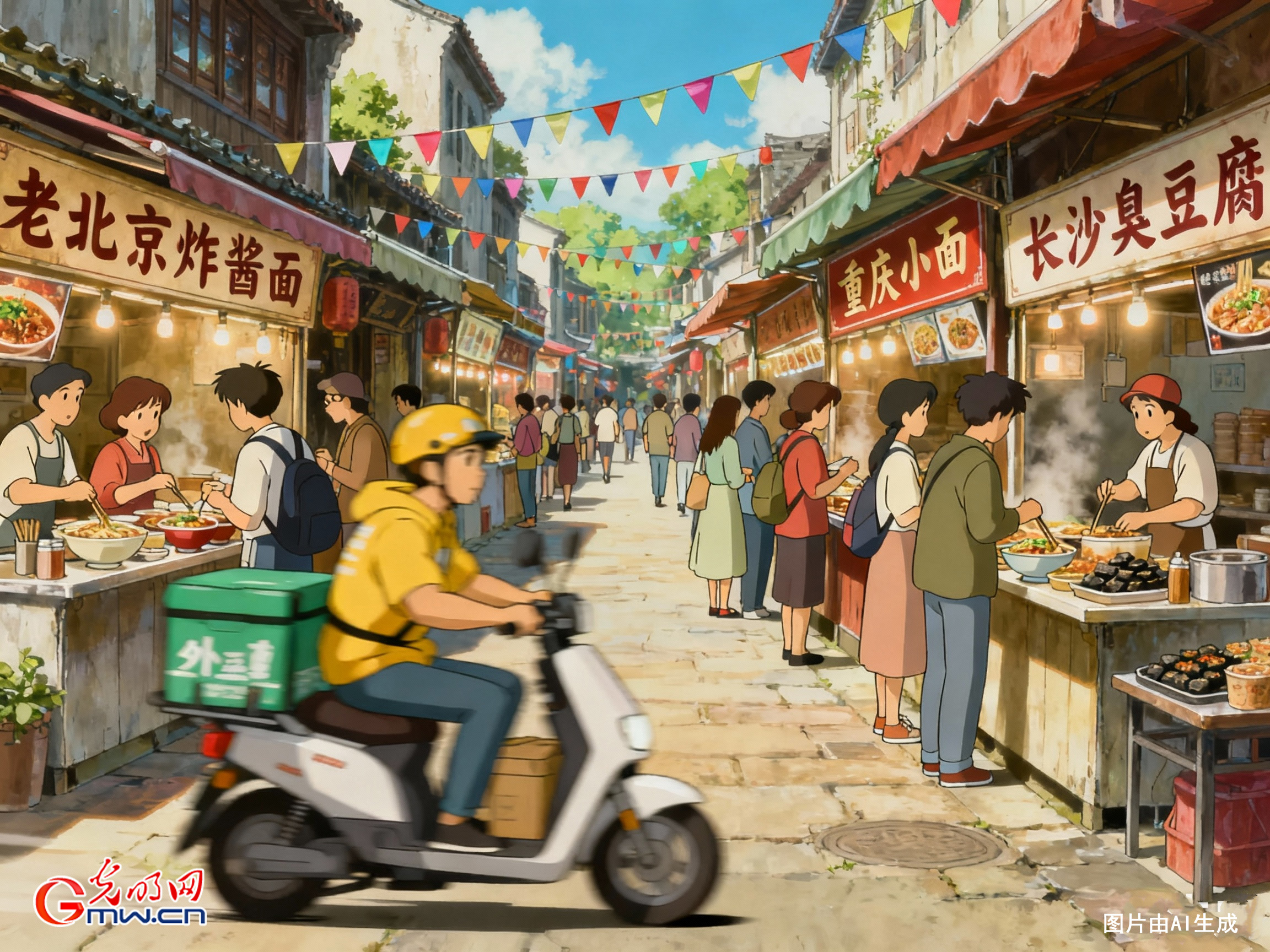 【光明漫評】國慶煙火氣，離不開勞動(dòng)者的守護(hù)