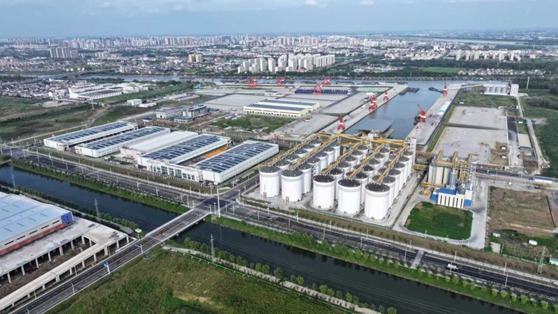 航拍黃碼港產(chǎn)業(yè)園。蔣童攝