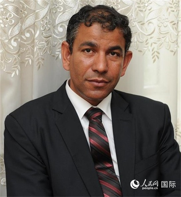 埃及著名中國和亞洲問題專家德拉比克。人民網(wǎng)記者 黃培昭攝