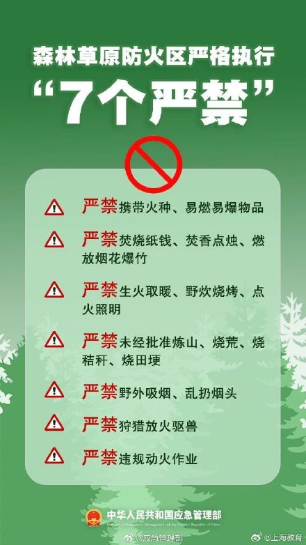 清明將至，一定做到“7個嚴(yán)禁”“6個要”！
