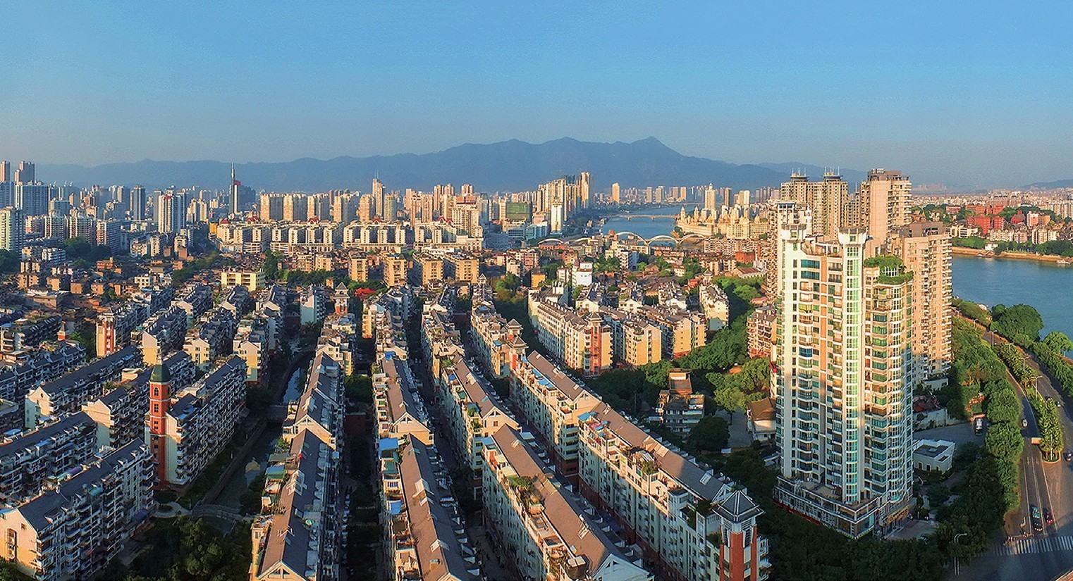 2018年，福州市臺江區(qū)蒼霞新城，高樓拔地而起，舊貌換新顏。