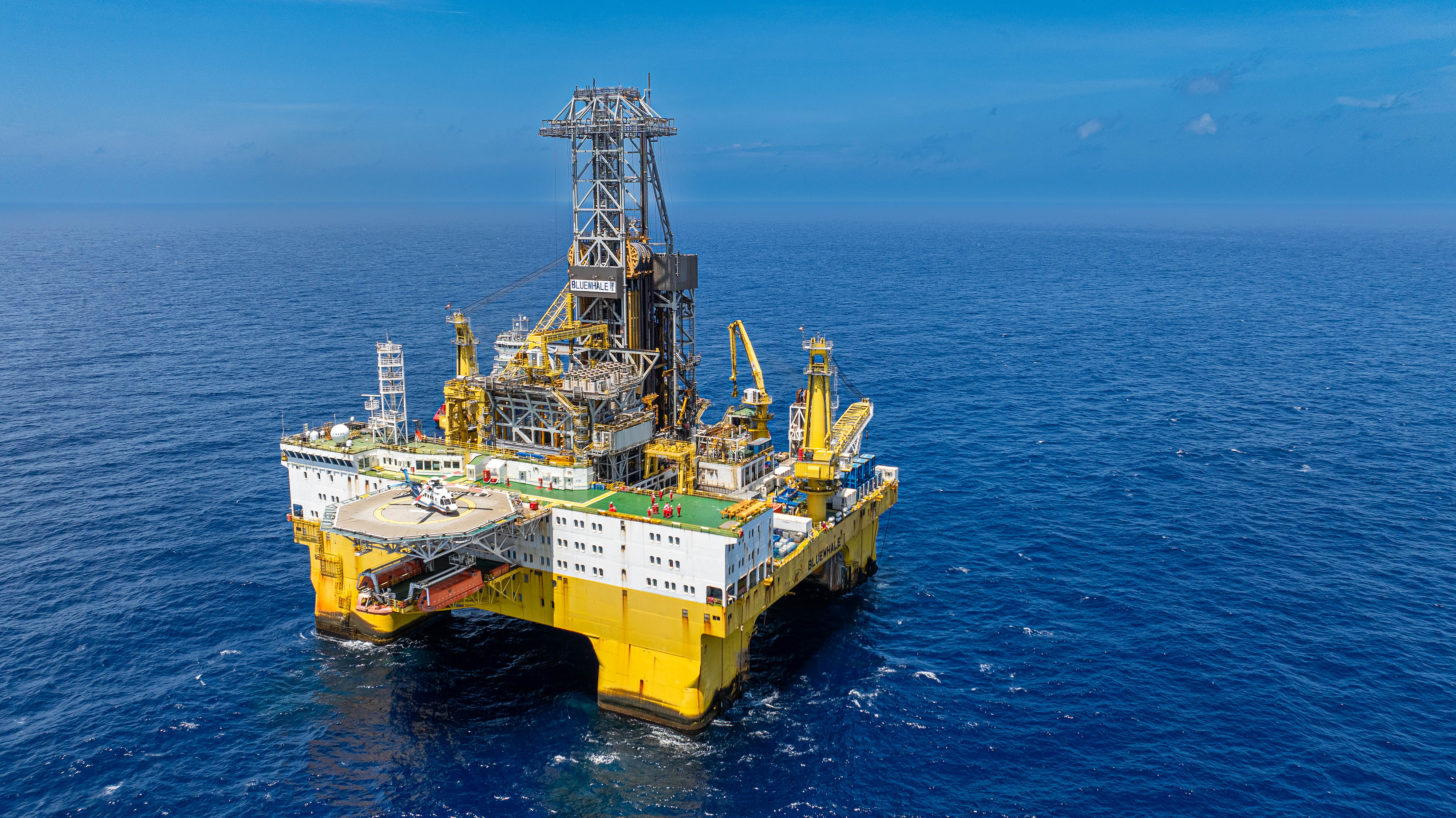 2024年8月17日，海南陵水，深海一號(hào)二期鉆井平臺(tái)。