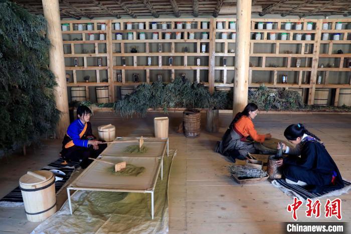 工坊一角。　王磊 攝