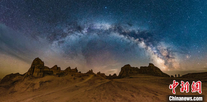 資料圖為青海省海西州冷湖俄博梁星空。 <a target='_blank' href='/'><p  align=