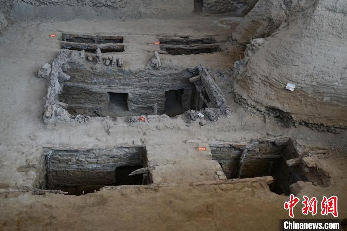 圖為2018血渭一號(hào)墓。　馬銘言 攝