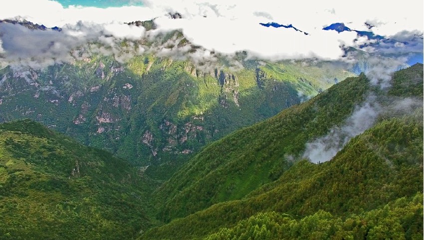 丹巴縣牦牛谷省級(jí)森林公園風(fēng)光。丹巴縣委宣傳部供圖