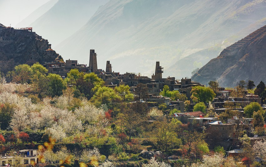四川省阿壩州理縣桃坪村。四川省文旅廳供圖