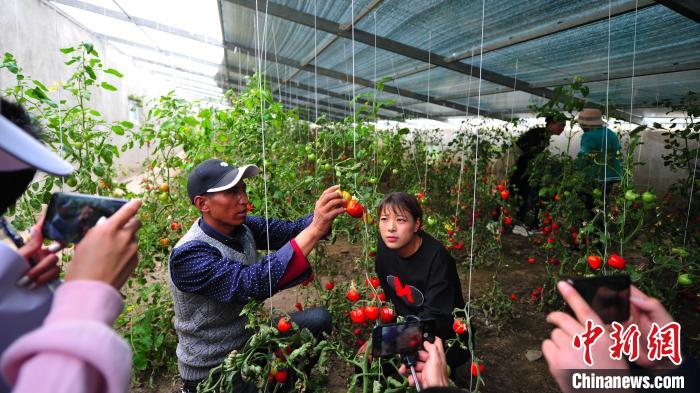 圖為群培(左)為青年職工進行技術指導?！垈?攝